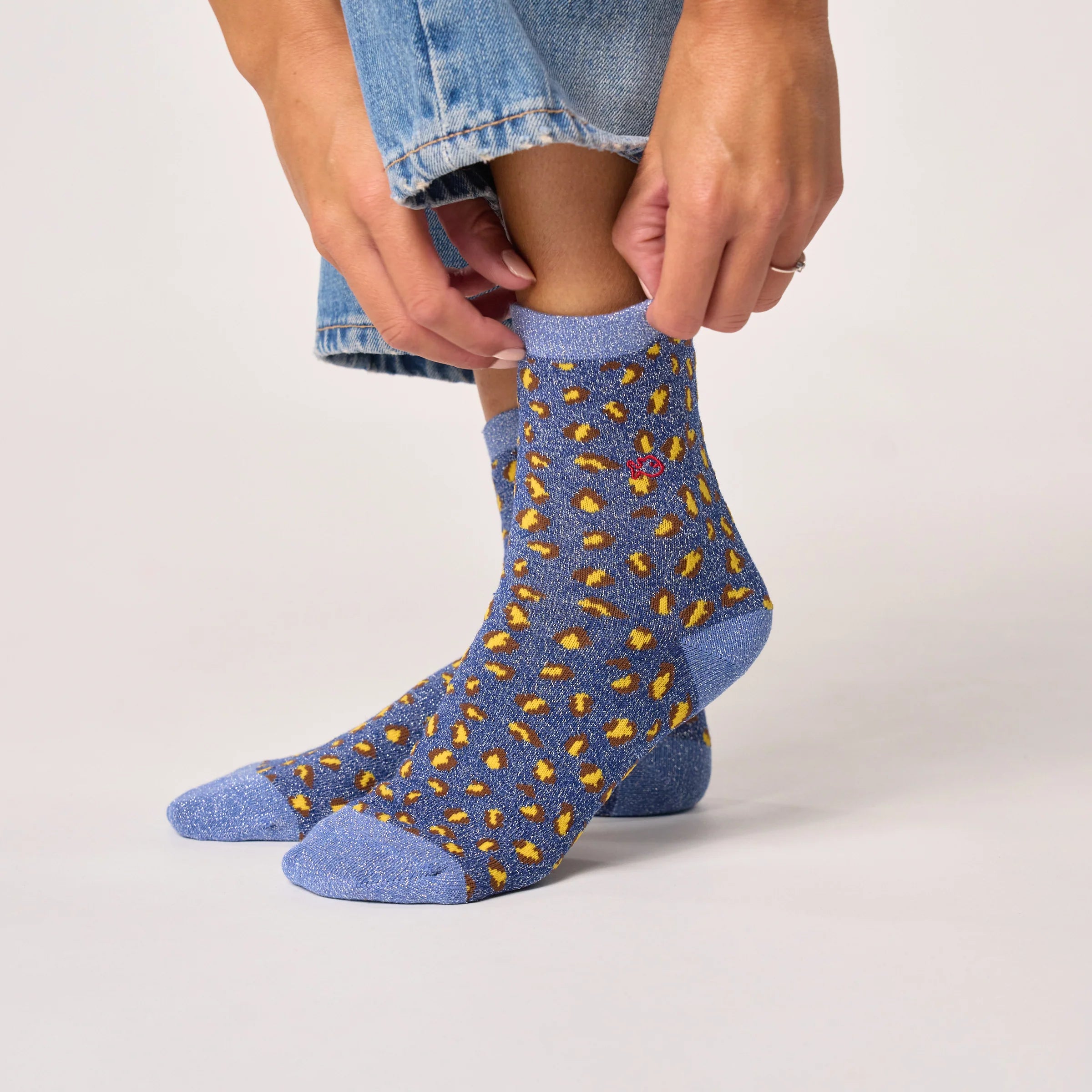 Billybelt Animal Print Socken aus Baumwolle