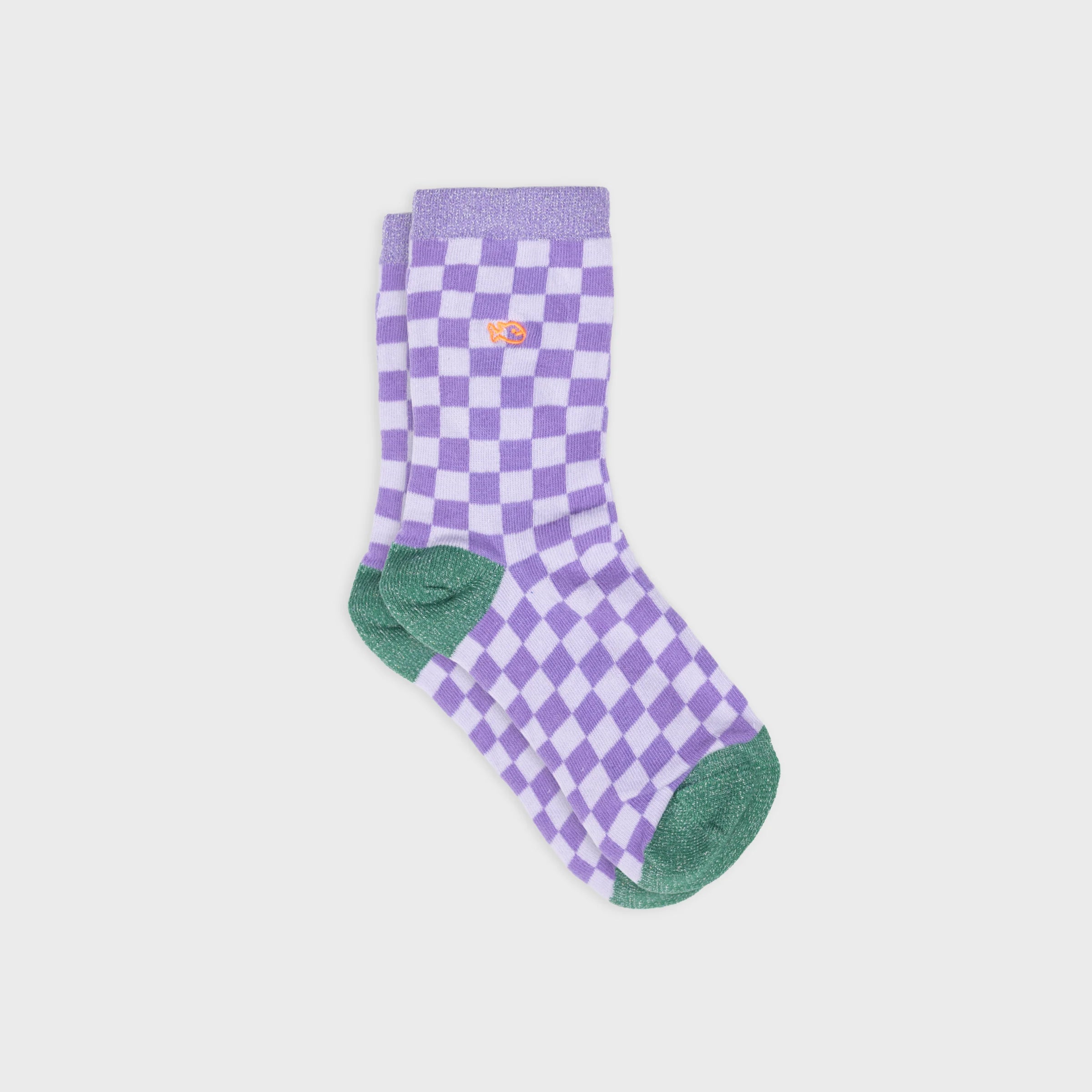 Billybelt karierte Socken aus gekämmter Baumwolle