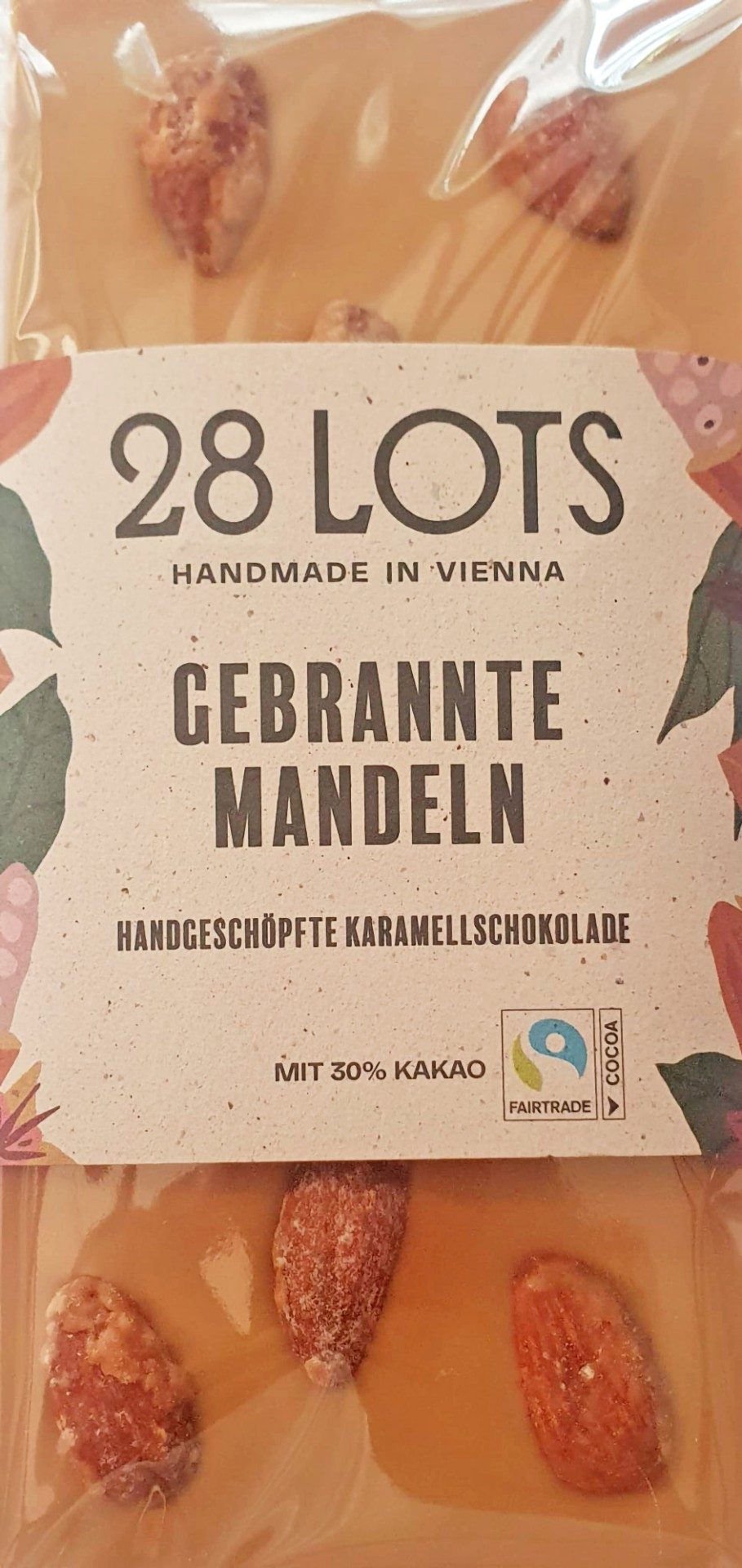 28 Lots Handgeschöpfte Tafelschokolade