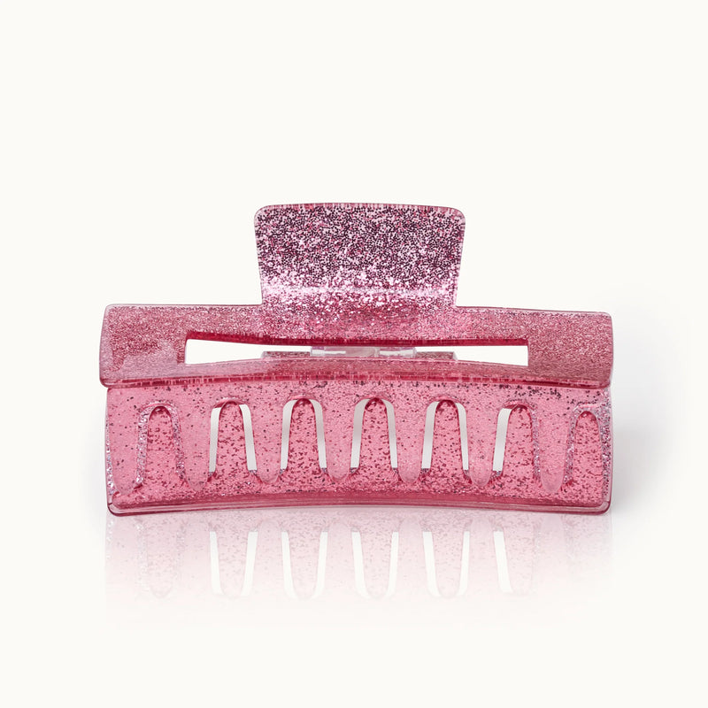 by Vivi Haarklammer XL mit Glitzer – Pink Glitzer