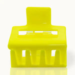 by Vivi Haarklammer Square Neon – Neon gelb