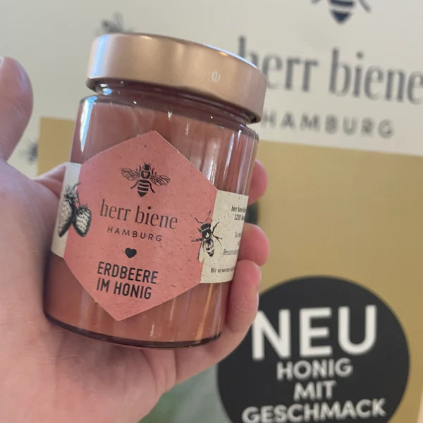 Herr Biene Erdbeere im Honig 250g