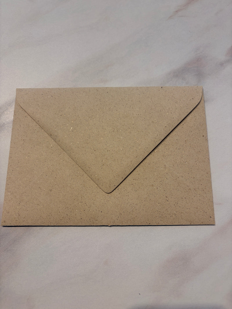 Briefumschlag aus Graspapier