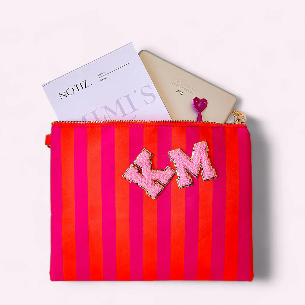 Mimi’s Glow Riva Clutch Stripes