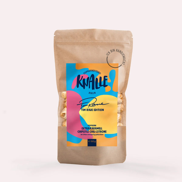 Knalle Popkorn Tim Raue Extrakaramell Chipotle Chili Zitrone