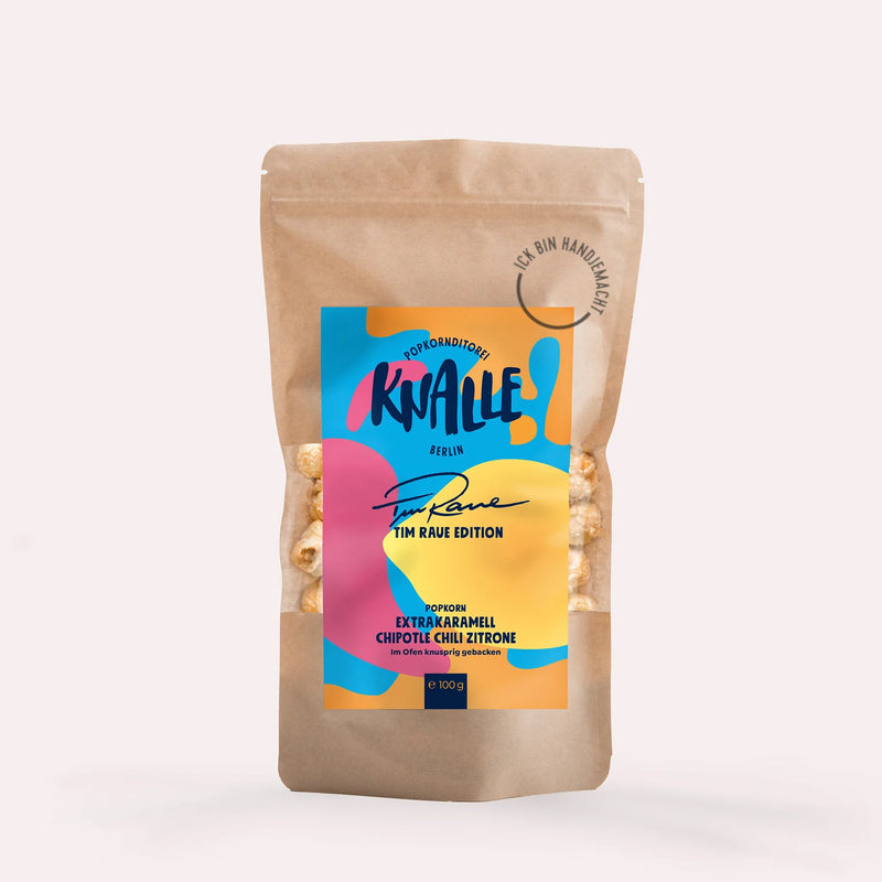 Knalle Popkorn Tim Raue Extrakaramell Chipotle Chili Zitrone