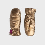 Billybelt Fleece-Fäustlinge Metallic Gold