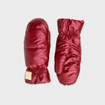 Billybelt Fleece-Fäustlinge Metallic Burgunderrot
