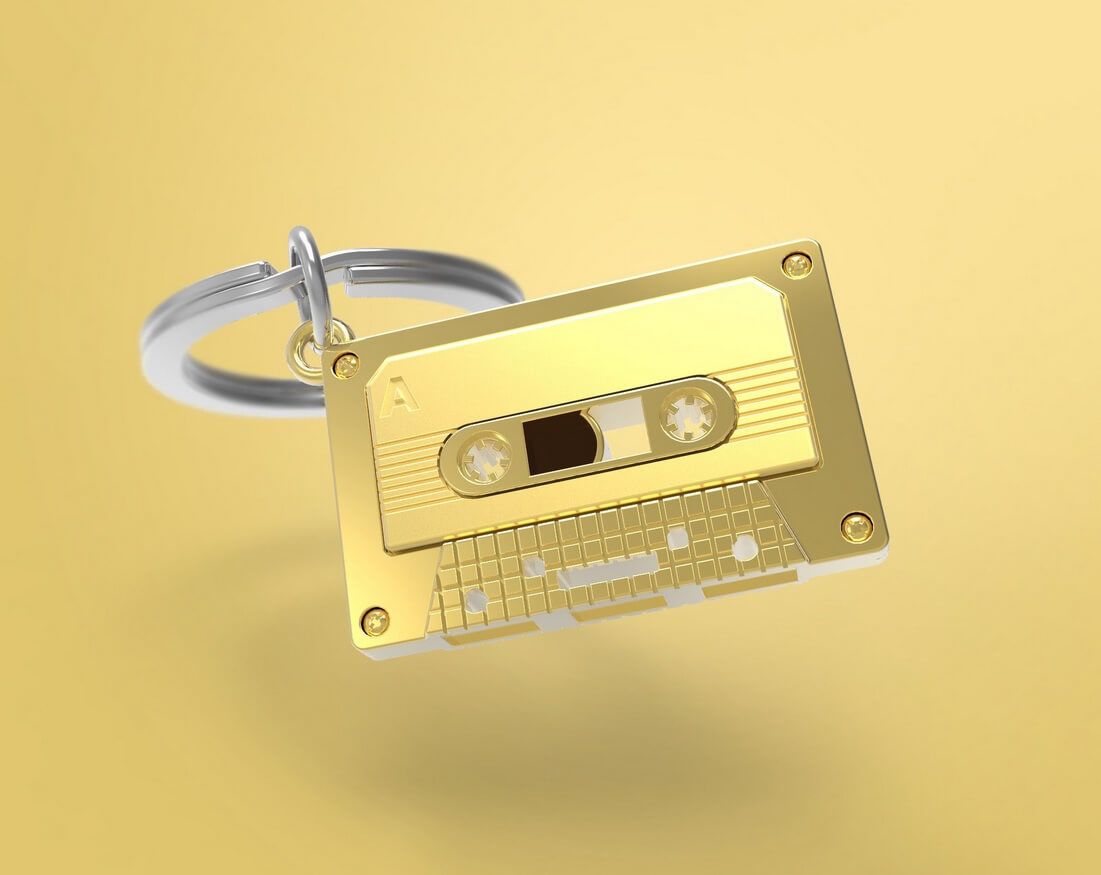 3D Schlüsselanhänger aus Metall