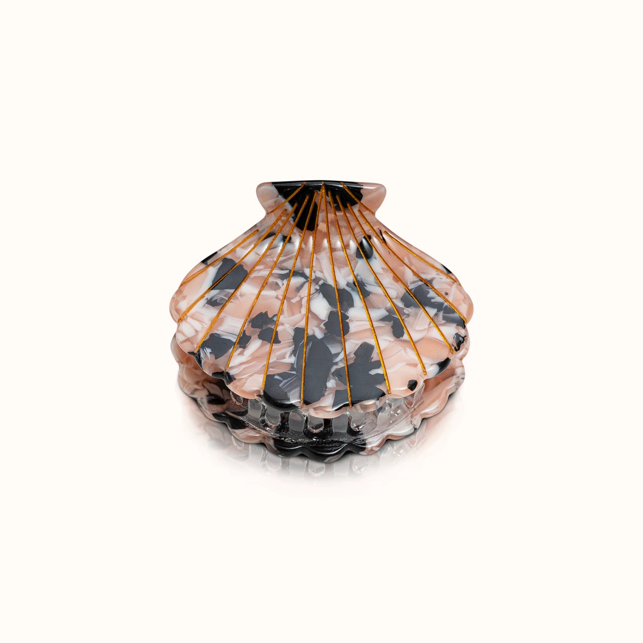 Haarklammern in Muschelform