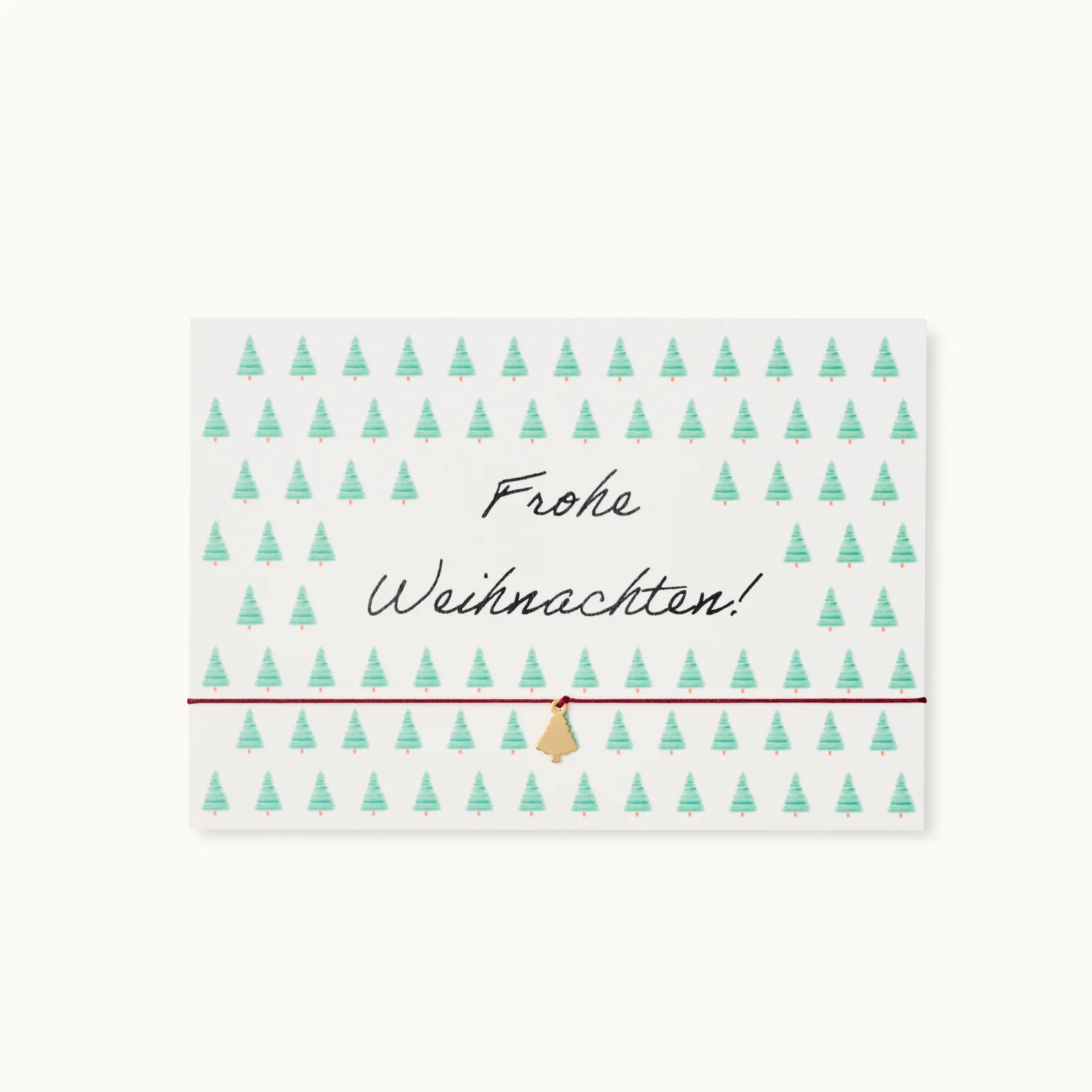 Armband-Karten: Grußkarte mit Anhänger