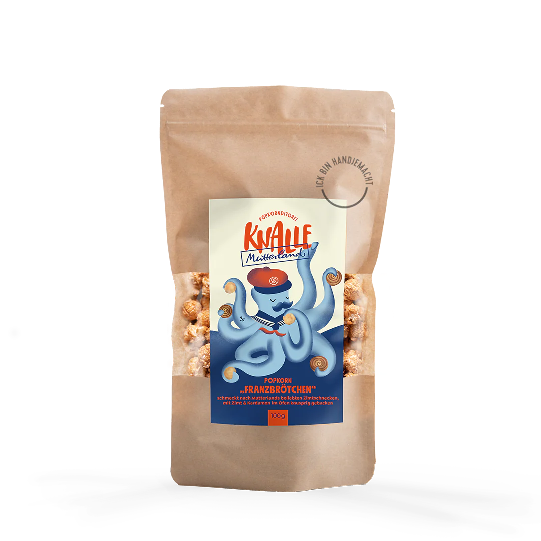 Knalle Popkorn Franzbrötchen