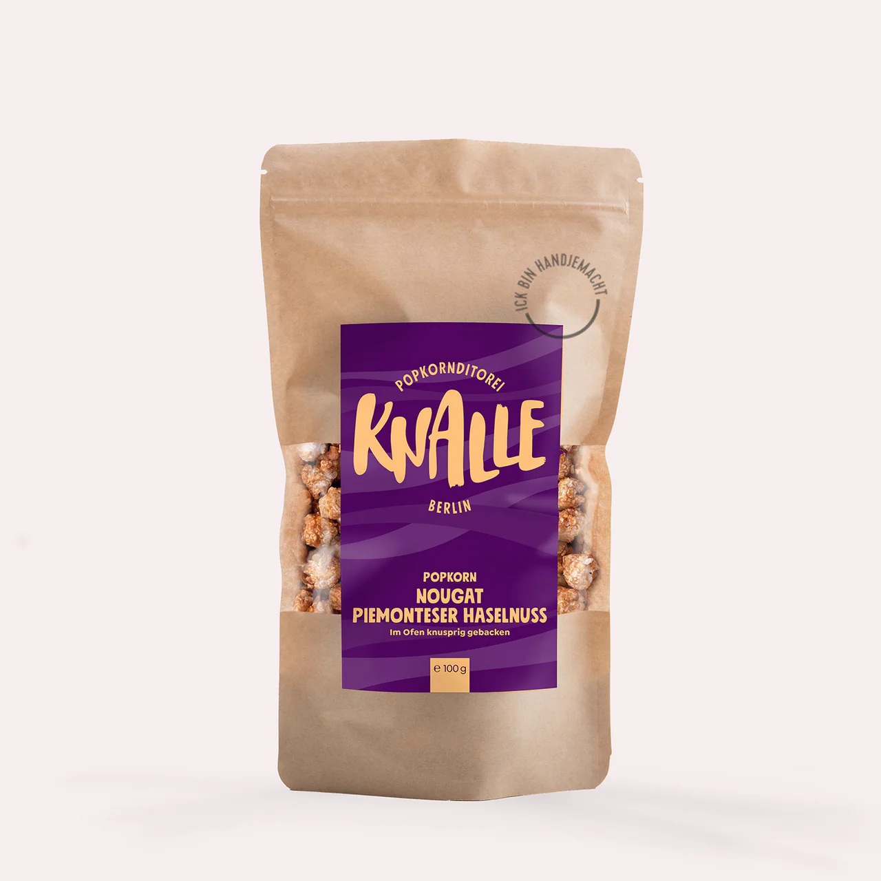 Knalle Popcorn Nougat Piemonteser Haselnuss