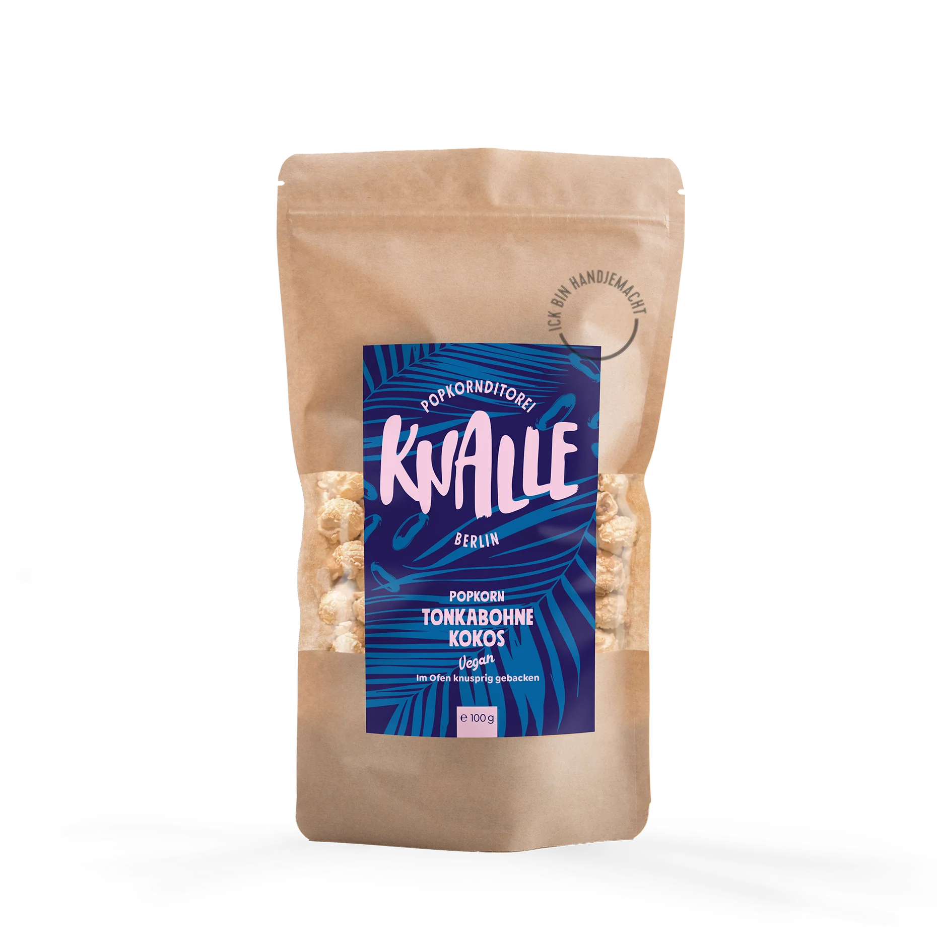 Knalle Popkorn Tonkabohne Kokos - Vegan 100g