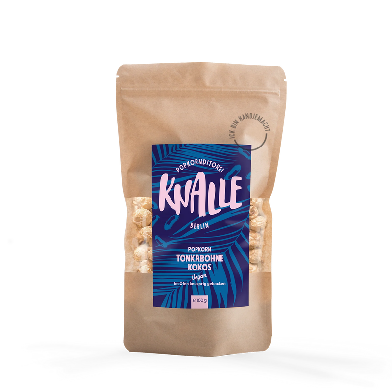 Knalle Popkorn Tonkabohne Kokos, vegan