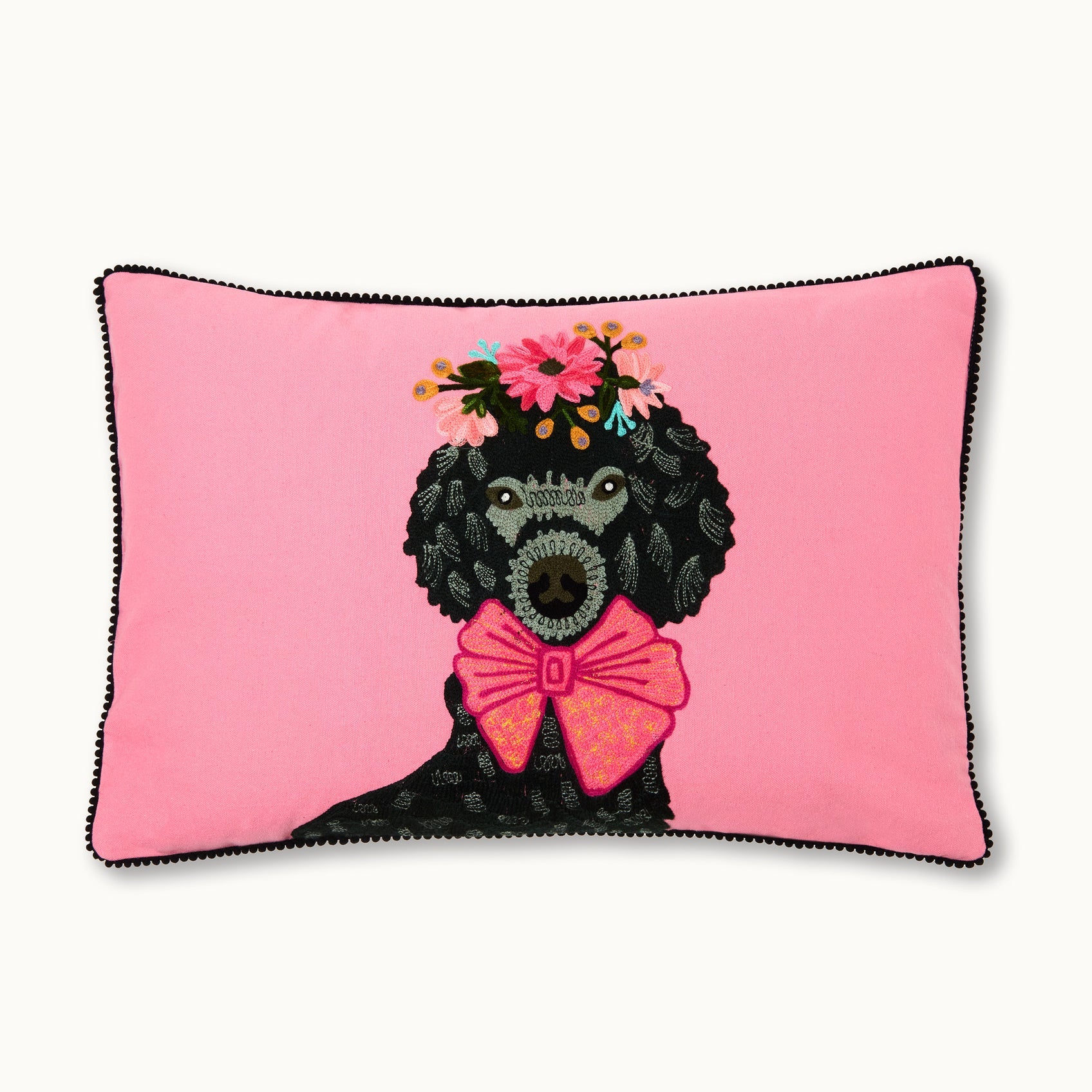 Kissenhülle Pudel Coco mit Füllung