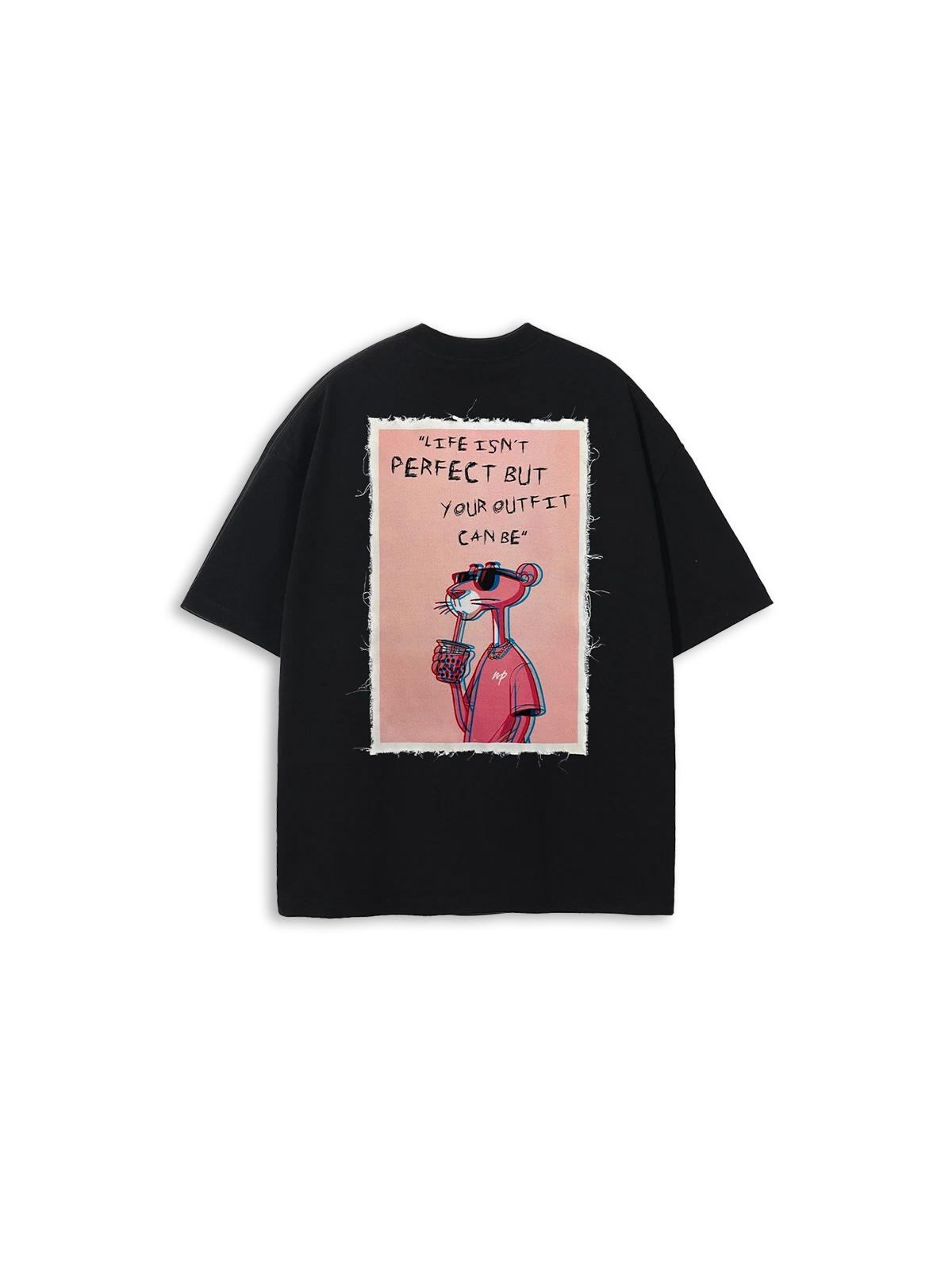 T-Shirt Pink Panther-schwarz