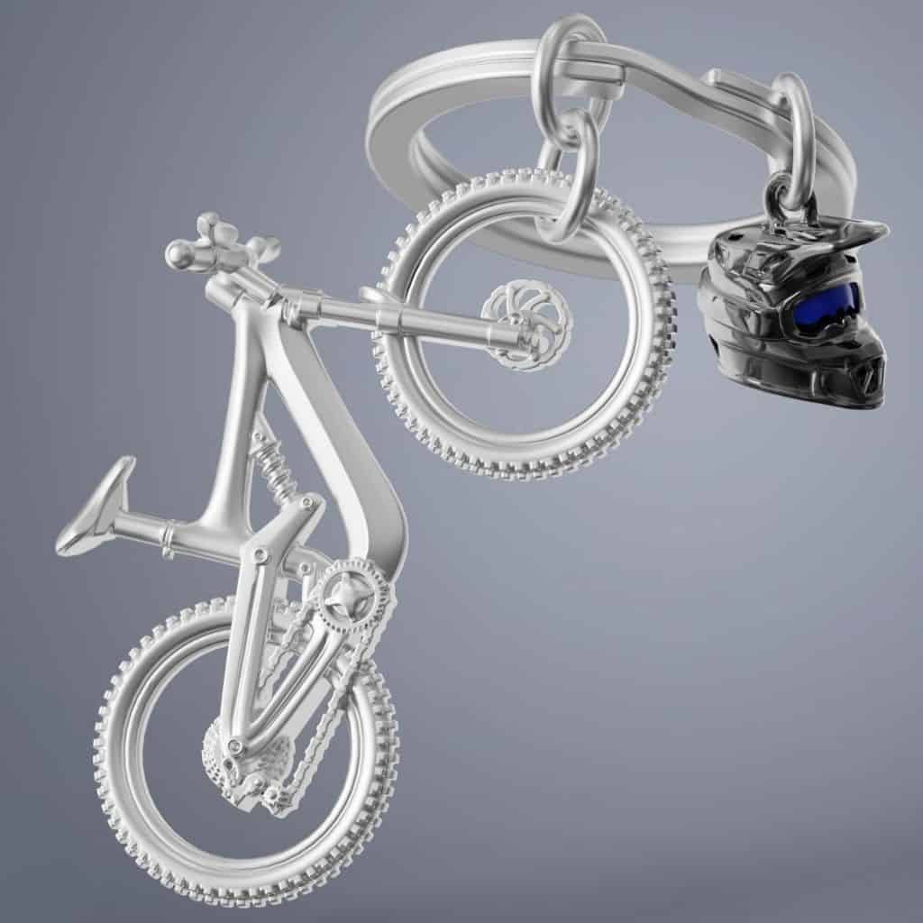 3D Schlüsselanhänger aus Metall