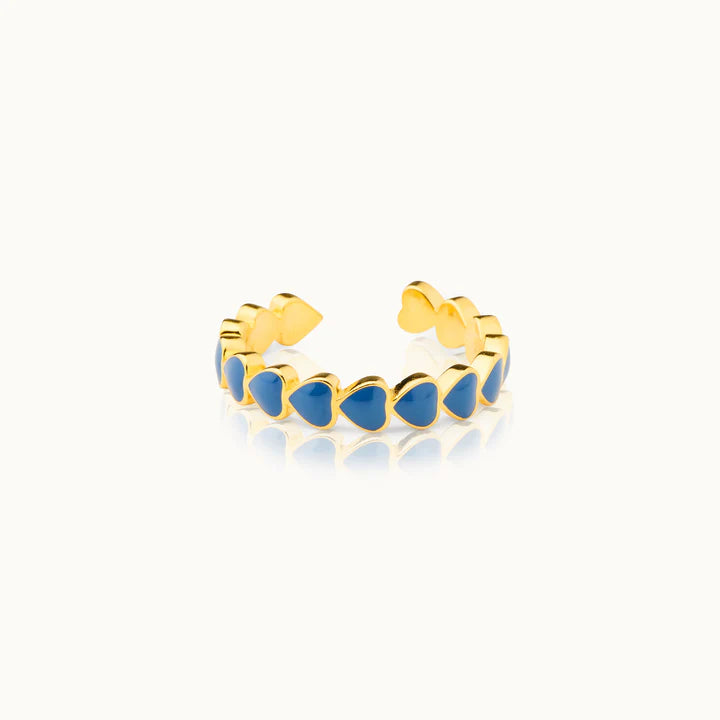 by Vivi The Heart Ring – Verstellbarer Statement Ring