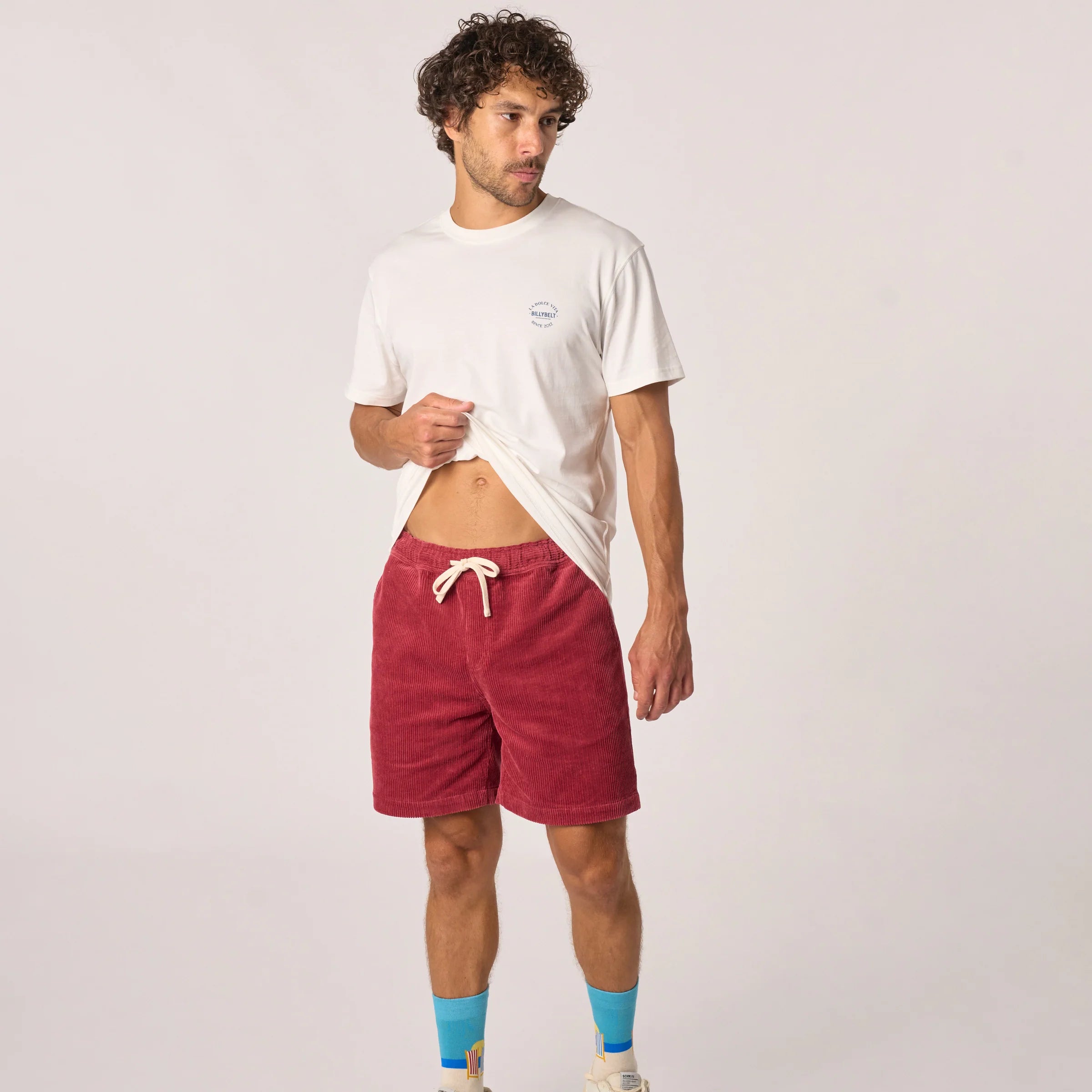 Kurze Cordhose Billy Belt