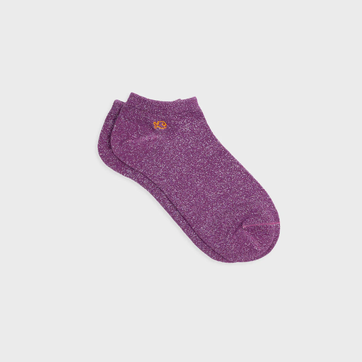 Glitzernde Ankle-Socken aus Baumwolle, Gr. 37–40