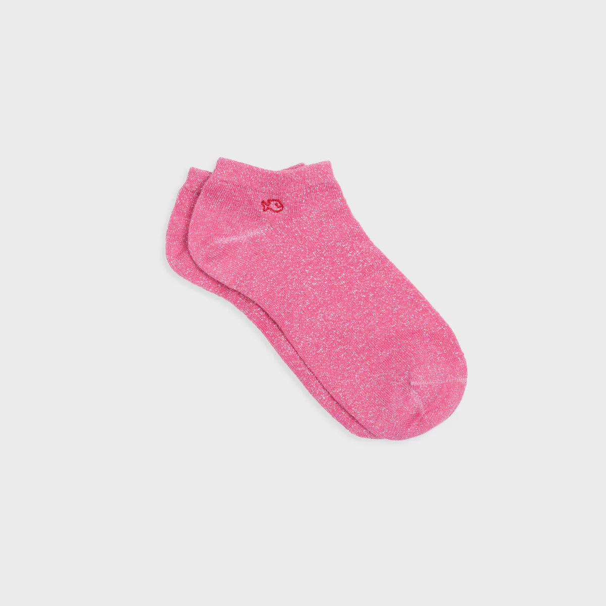 Glitzernde Ankle-Socken aus Baumwolle, Gr. 37–40