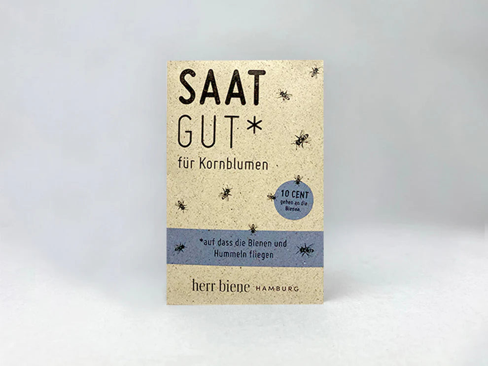 Herr Biene Saatgut – Natürliche Blumenvielfalt für deinen Garten