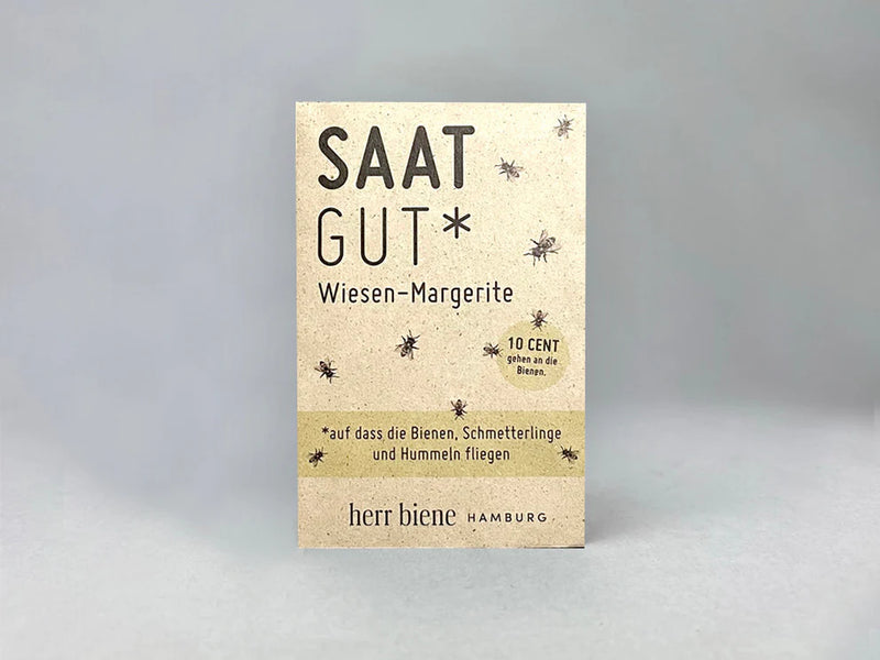 Herr Biene Saatgut – Natürliche Blumenvielfalt für deinen Garten