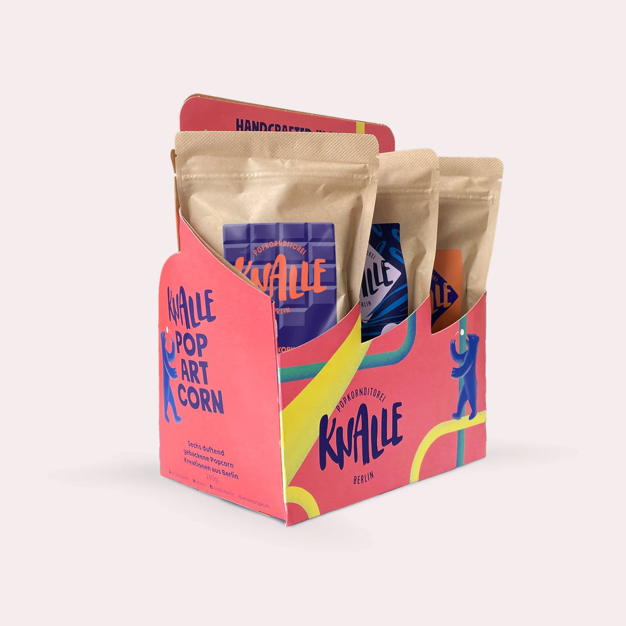 Knalle Popcorn Sixpack – 6 Sorten Gourmet Popcorn