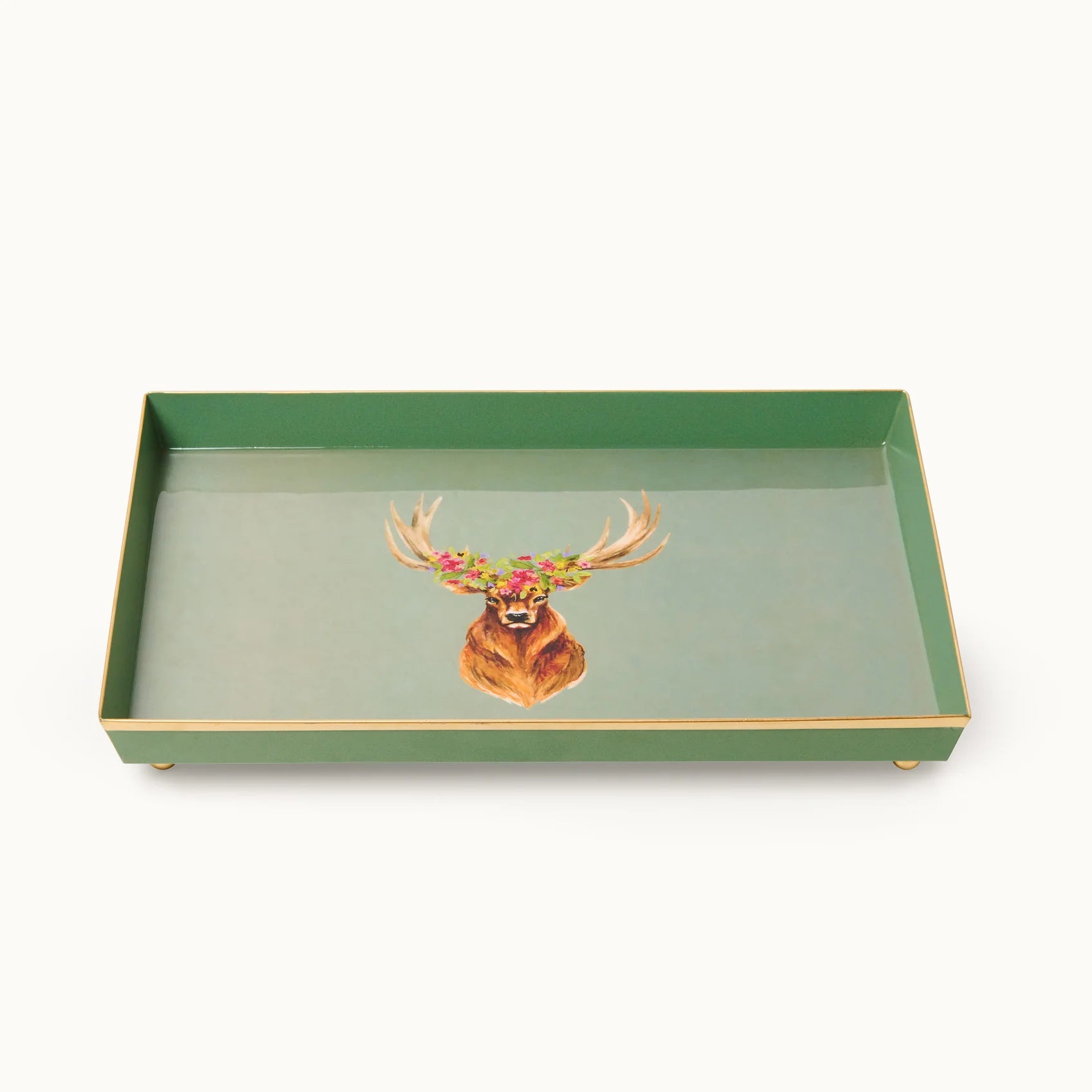 Deko Tablett Hirsch