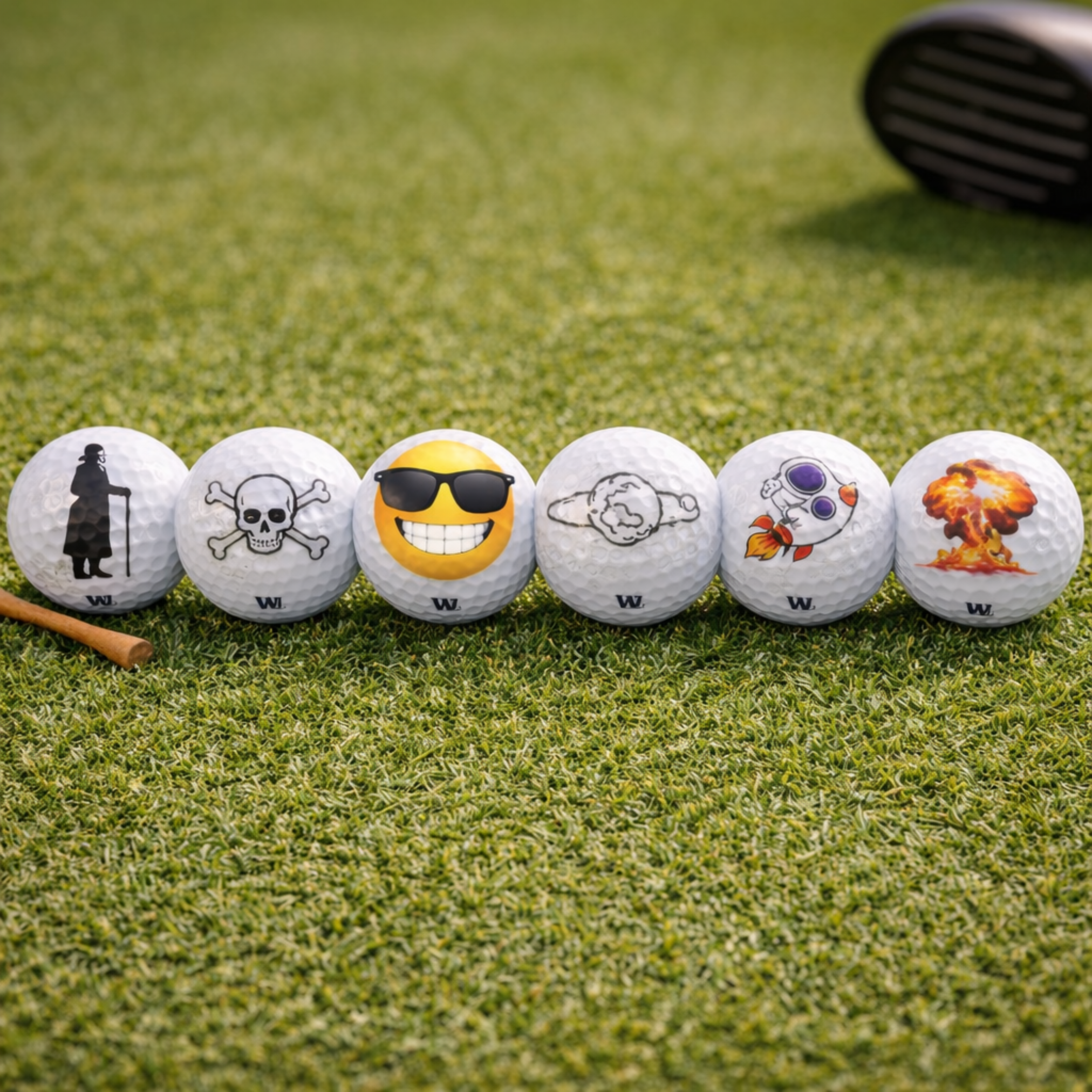 Golfbälle – individuell bedruckbar