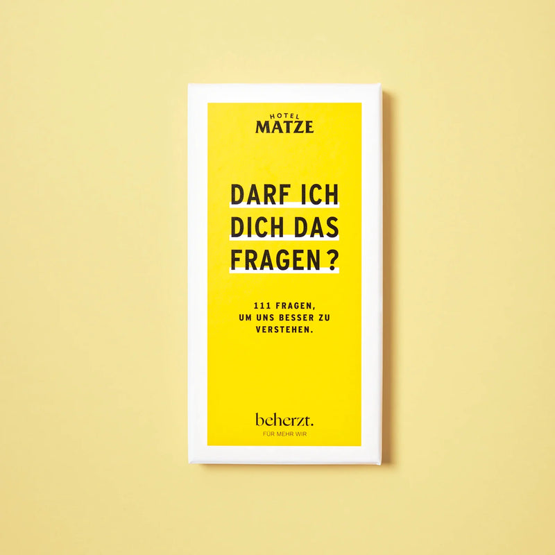 Darf ich dich was fragen? – beherzt. Kartenspiel mit 111 Fragen