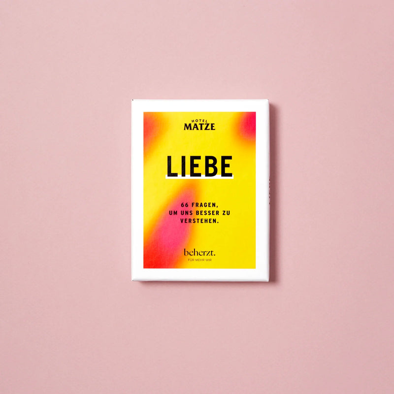 beherzt. Liebe – Kartenspiel mit 66 Fragen für Paare