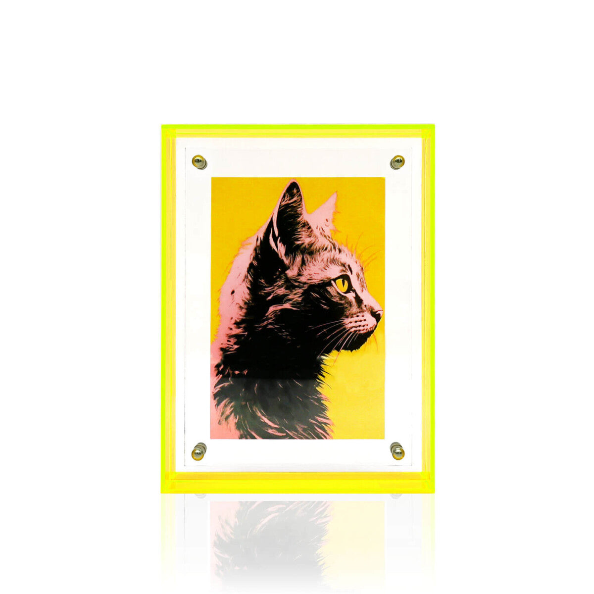 MEA Living Acryl-Bilderrahmen Gelb, 10 × 15 cm (BRA-003)