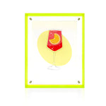 MEA Living Acryl-Bilderrahmen Gelb, 18 × 24 cm (BRA-007)