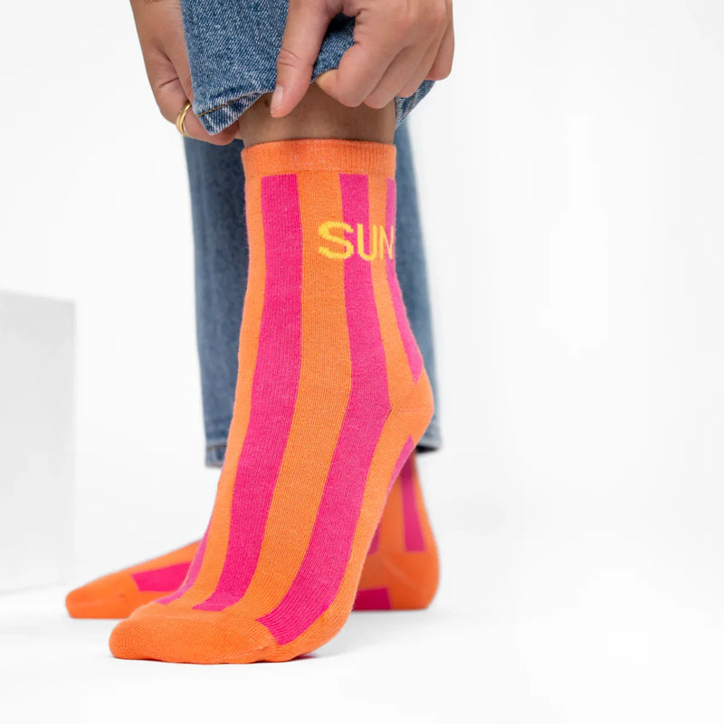 Gestreifte Socken von Billybelt als Bild 2 der Mitbringsel-Kollektion bei Hübsches Ding