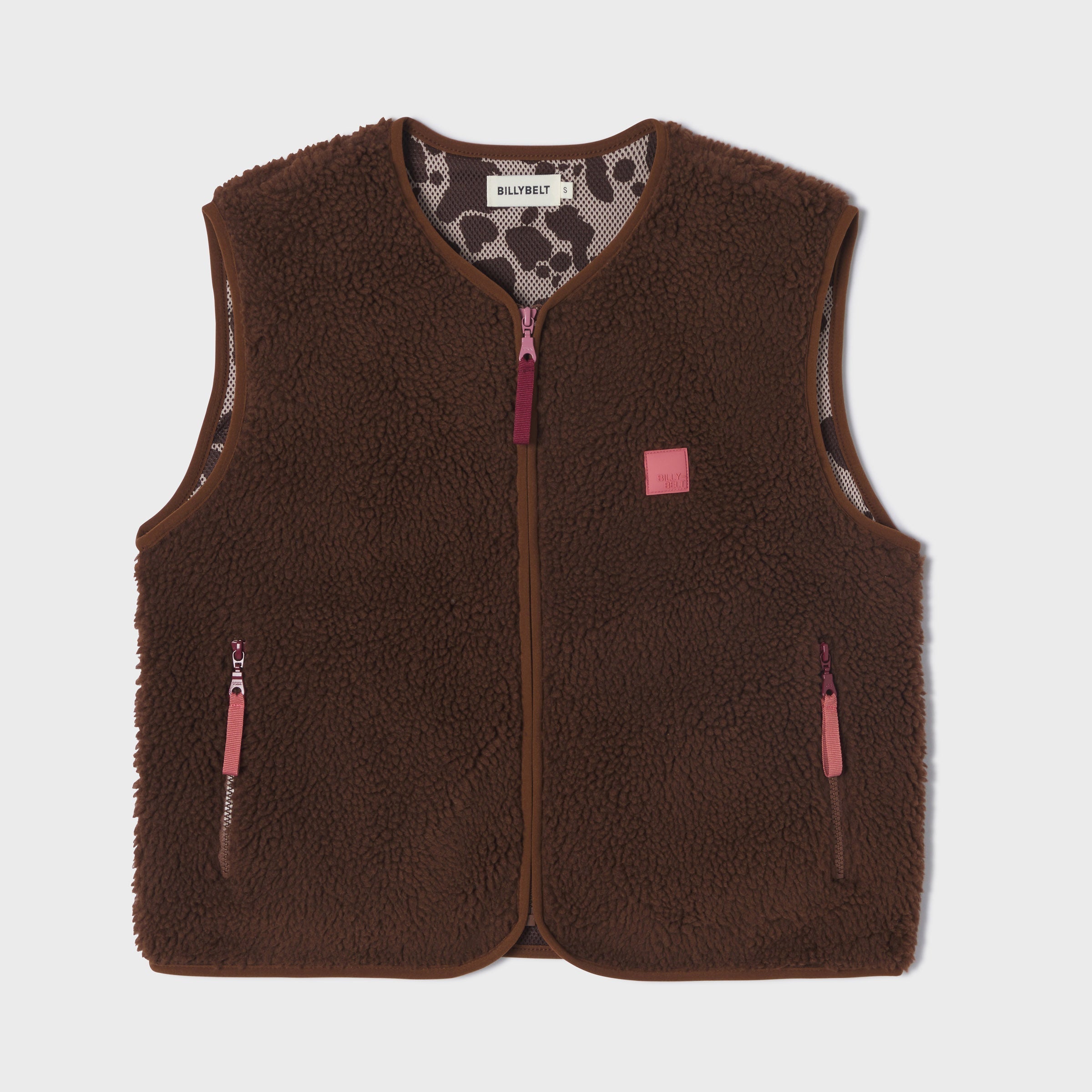 Billybelt Sherpa Weste Damen Braun – Produktbild