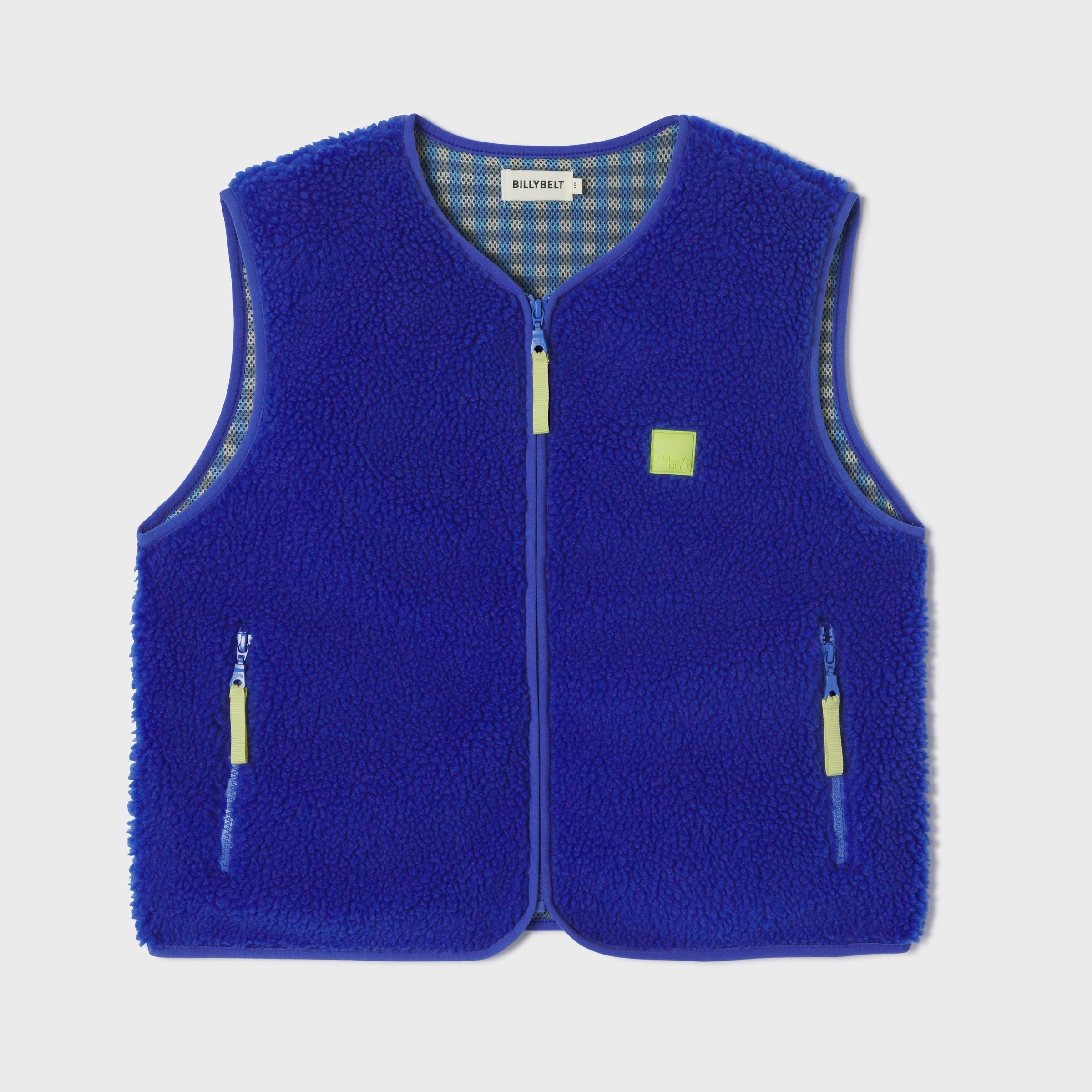 Billybelt Sherpa Weste Damen Electric Blue – Produktbild