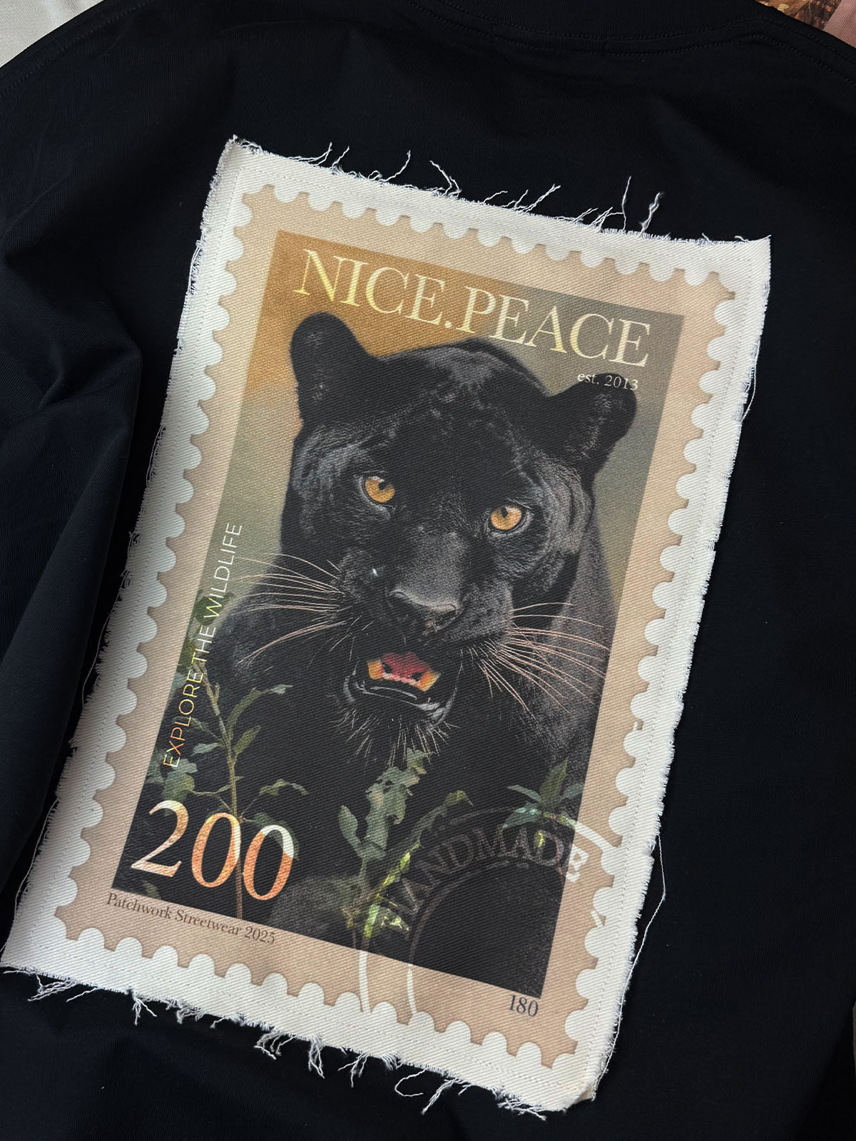 Hoodie Black Panther Patch