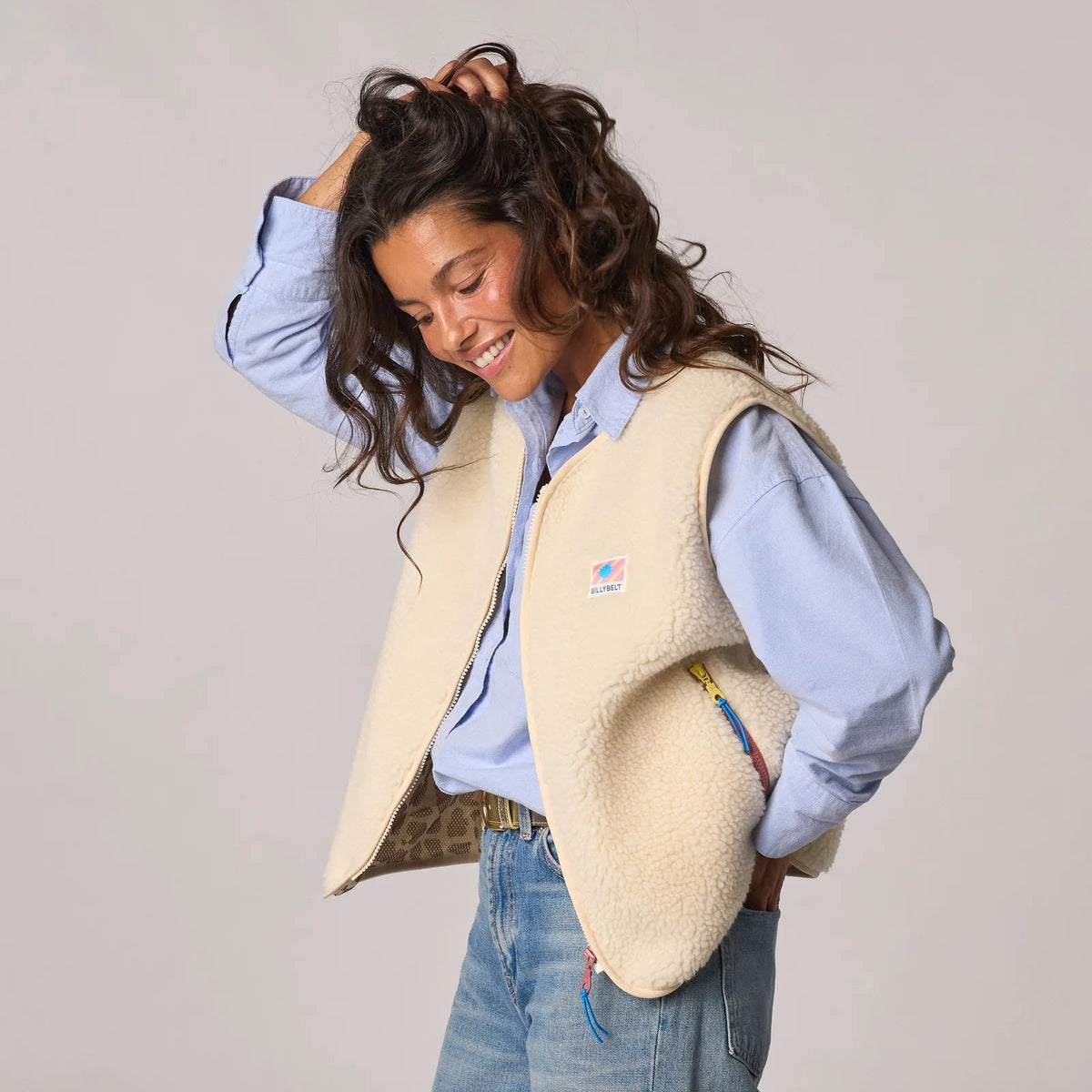 Damen Westen – Sherpa Weste von BILLYBELT bei Hübsches Ding