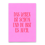 Deli Cards Postkarte Das Leben ist schön – besondere Karte für Lieblingsmenschen