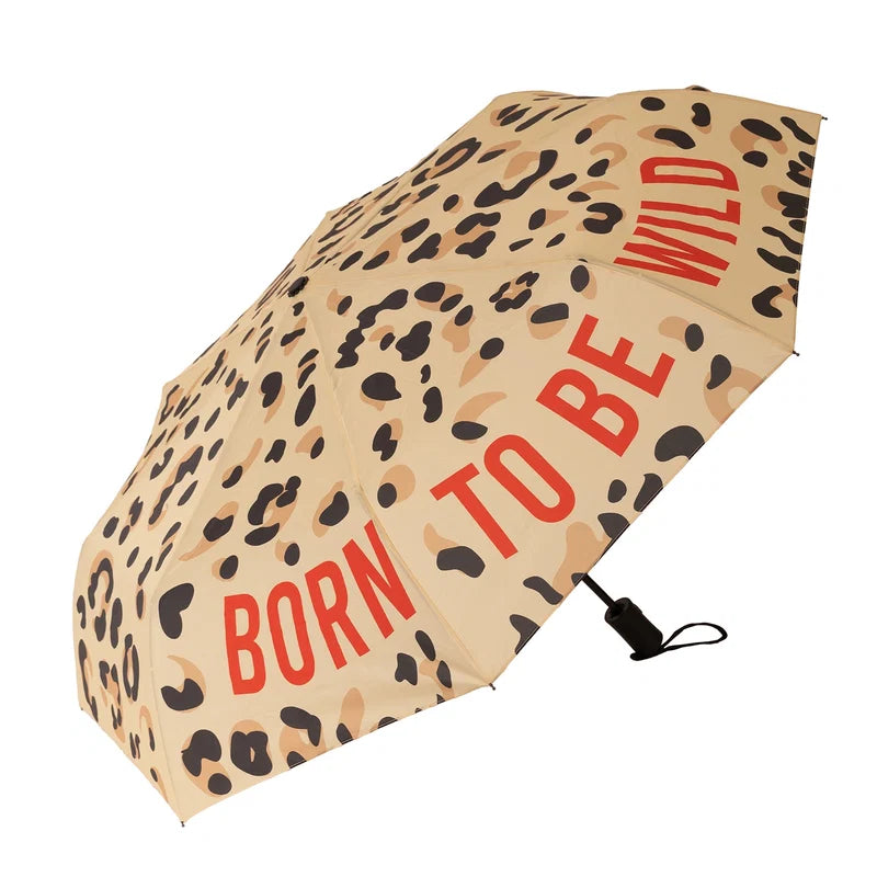 Faltbarer Regenschirm „Born to be wild“ von Fisura