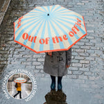 Faltbarer Regenschirm „Out of the office“ von Fisura