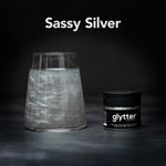 glytter® Sassy Silver Getränkepulver mit Glitzereffekt, 10 g
