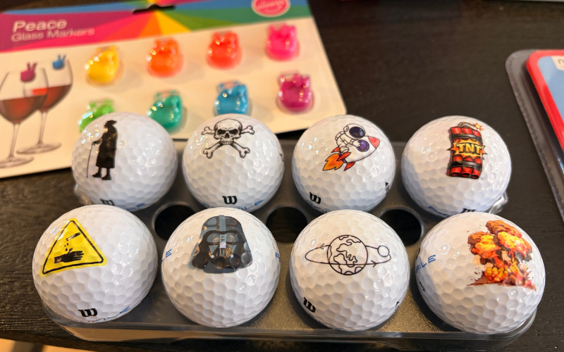 Golfbälle – individuell bedruckbar
