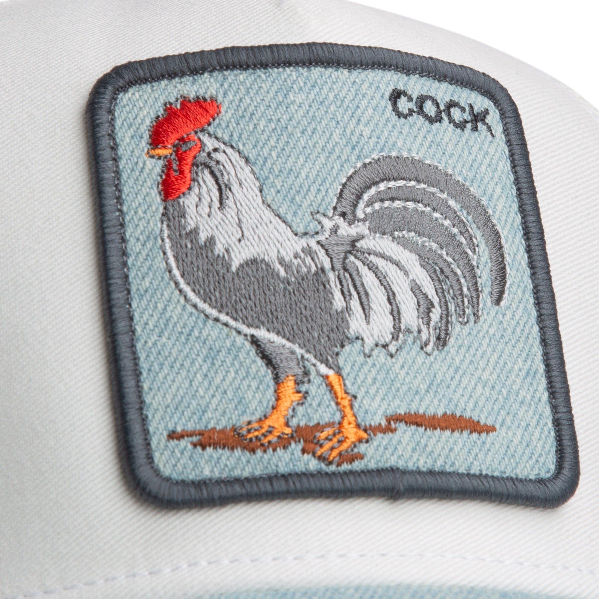 Goorin Cap Cock Denim – Detailansicht