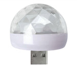 Handy Diskokugel mit USB-A, C und lightning Anschluss