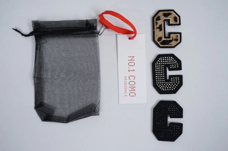 Originale_C Buchstaben-Pack mit austauschbaren C-Patches in verschiedenen Farben