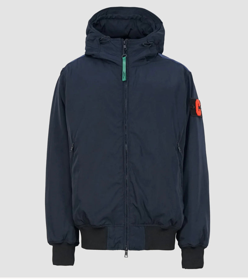 Originale_C MIO Herrenjacke mit Strickbündchen an Ärmeln und Saum