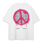 Nice.Peace Inner Peace T-Shirt White/Pink